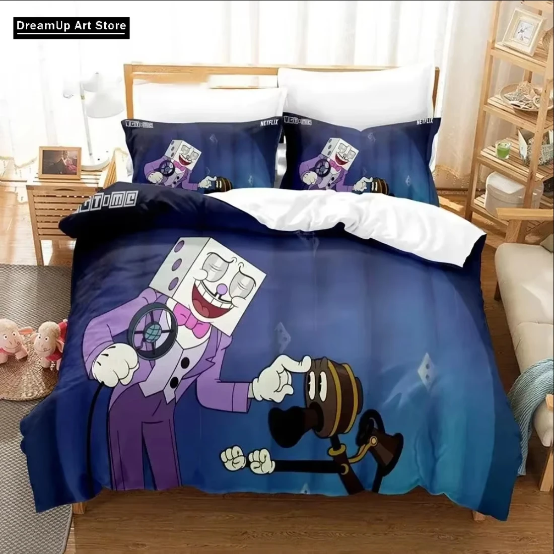 3D Printed Cuphead Show Bedding Set Cute Quilt Cover Bed Cover With Pillowcase Twin Single Queen King Size Boys Adult Home
3D Printed Cuphead Show Bedding Set Cute Quilt Cover Bed Cover With Pillowcase Twin Single Queen King Size Boys Adult Home