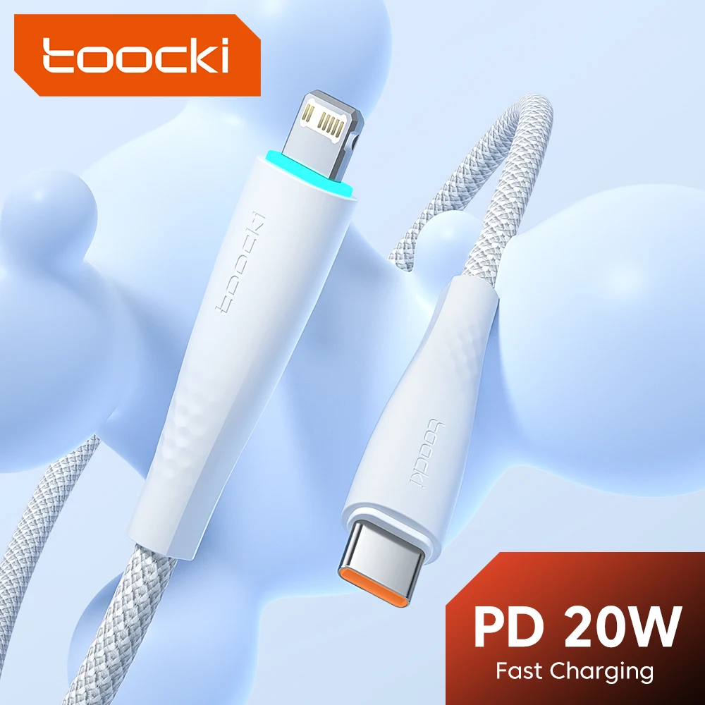 Toocki PD 20W USB C Cable For iPhone 14 13 Pro Max Fast Chargring USB C To IOS Cable For iPhone 12 11 iPad Pro USB Data Cord
Toocki PD 20W USB C Cable For iPhone 14 13 Pro Max Fast Chargring USB C To IOS Cable For iPhone 12 11 iPad Pro USB Data Cord