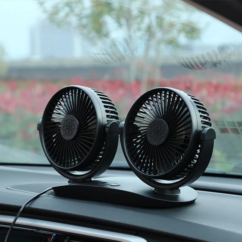 Car Twin Head Fan, R-8047 12V 24V Rotating Cooling Fan, Strong Wind Portable Air Circulator for Truck SUV Vehicle Summer
Car Twin Head Fan, R-8047 12V 24V Rotating Cooling Fan, Strong Wind Portable Air Circulator for Truck SUV Vehicle Summer