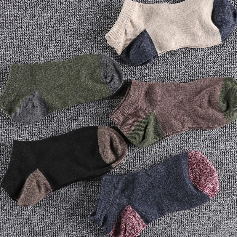 Men's Cotton Sports Socks Comfortable Absorbent Short Boat Socks Retro Patchwork Color New Arrival Casual Youth Footwear
Men's Cotton Sports Socks Comfortable Absorbent Short Boat Socks Retro Patchwork Color New Arrival Casual Youth Footwear