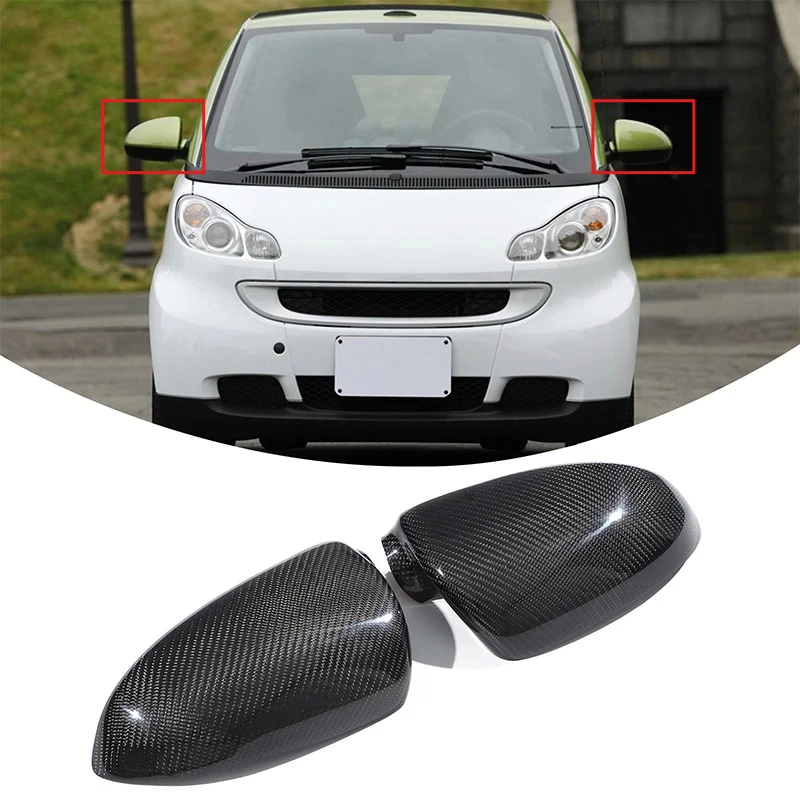 For 2009-2015 Smart Brabus 451 Fortwo Real Carbon Fiber Car Rear View Mirror Caps Rear View Side Mirror Cover Trim Accessories
For 2009-2015 Smart Brabus 451 Fortwo Real Carbon Fiber Car Rear View Mirror Caps Rear View Side Mirror Cover Trim Accessories