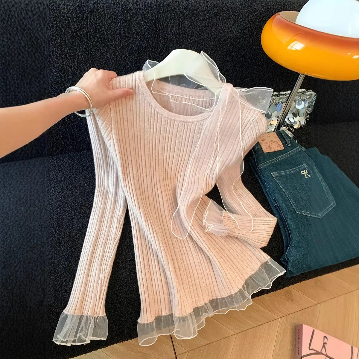 Spring and Summer 2026 New Solid Color Casual Temperament Knitted Sweater Design Sense Niche Casual Versatile Bottoming Top
Spring and Summer 2026 New Solid Color Casual Temperament Knitted Sweater Design Sense Niche Casual Versatile Bottoming Top