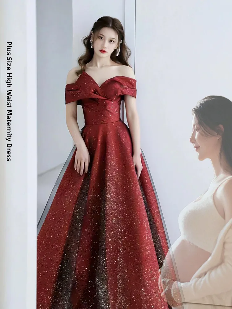 Ele One-oulder Bridal Dr Sparkling Long Evening Gown for Wedding Reception Return Home Thank You Ceremony Materni ...
Ele One-oulder Bridal Dr Sparkling Long Evening Gown for Wedding Reception Return Home Thank You Ceremony Materni ...