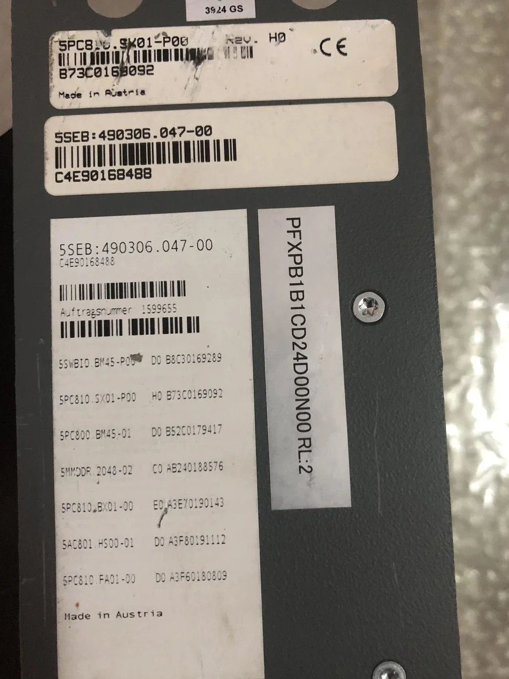 Контроллер промышленного компьютера B&R 5PC810.SX01-P00, оригинальный запас
Контроллер промышленного компьютера B&R 5PC810.SX01-P00, оригинальный запас