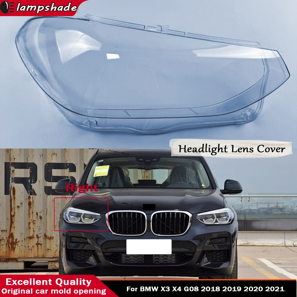 Для BMW X3 X4 G08 2018 2019 2020 2021, колпачки для автомобильных фар, прозрачный абажур, абажур, передняя фара, стеклянный корпус
Для BMW X3 X4 G08 2018 2019 2020 2021, колпачки для автомобильных фар, прозрачный абажур, абажур, передняя фара, стеклянный корпус