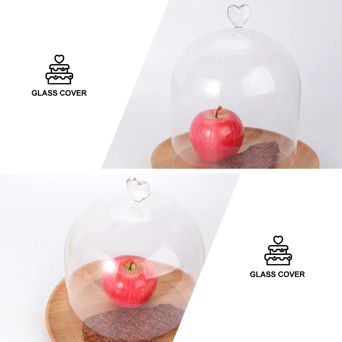 Glass Cake Cover Transparent Micro Landscape Display Protective Elegance Dessert Parties Food Fresh Keeping Portable
Glass Cake Cover Transparent Micro Landscape Display Protective Elegance Dessert Parties Food Fresh Keeping Portable