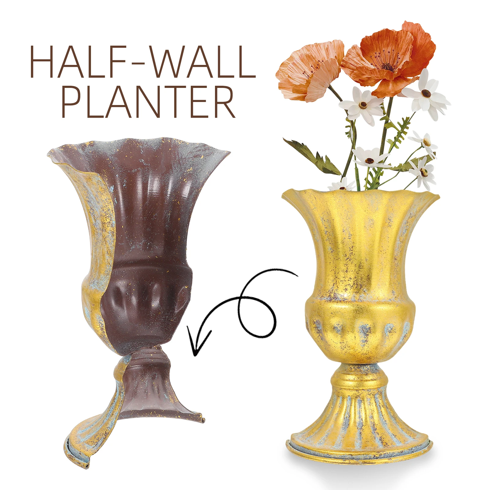 Retro Vase Vintage Decor Hanging Planter Indoor Farmhouse Iron Flower Pot Balcony Flowerpot
Retro Vase Vintage Decor Hanging Planter Indoor Farmhouse Iron Flower Pot Balcony Flowerpot