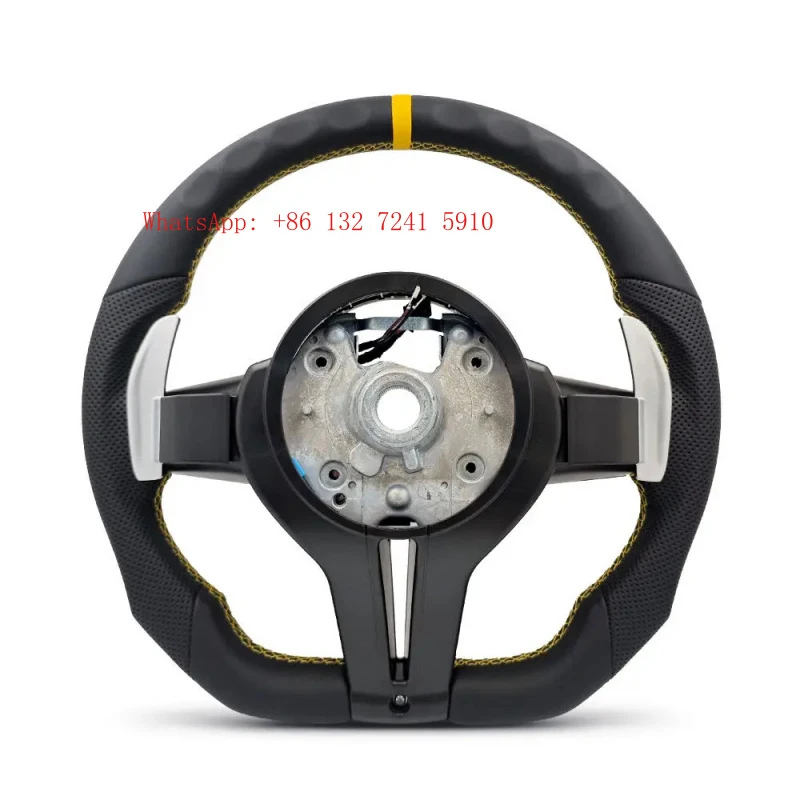 HongshenOEM Yellow Stitch Original Half Peorated Leather Steering Wheel for 3 Series E90 E91 E92 X5 E70 E71 X6 E72 E84 E89 E88
HongshenOEM Yellow Stitch Original Half Peorated Leather Steering Wheel for 3 Series E90 E91 E92 X5 E70 E71 X6 E72 E84 E89 E88