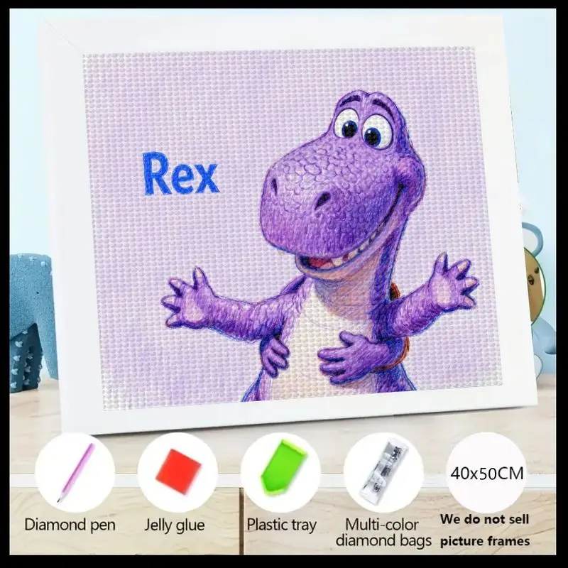 1PC Toy Story Rex Dinosaur 5D Diamond Painting Kit, Full Drill Sparkling Crystal Rhinestone Mosaic Art, Cute Cartoon Animal DIY
1PC Toy Story Rex Dinosaur 5D Diamond Painting Kit, Full Drill Sparkling Crystal Rhinestone Mosaic Art, Cute Cartoon Animal DIY