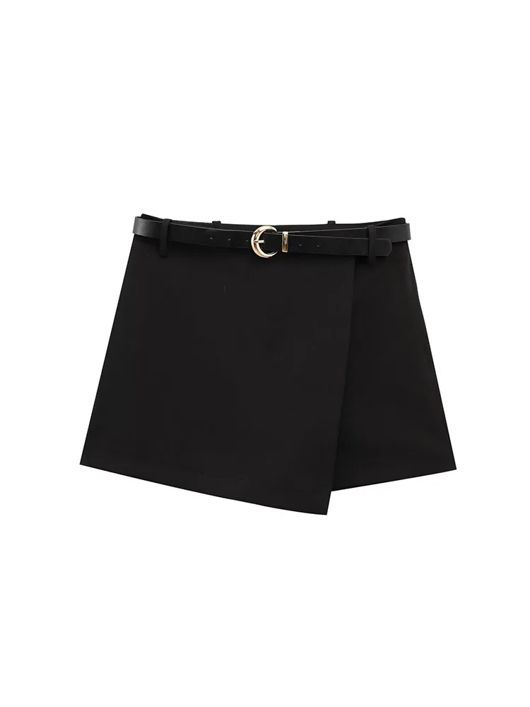 Women Summer Shorts Skirts 2025 Casual Solid Belt High Waist Female Elegant Street Shorts Clothing
Women Summer Shorts Skirts 2025 Casual Solid Belt High Waist Female Elegant Street Shorts Clothing