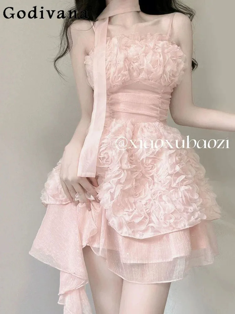 Sexy Girl Lace Rules Sling Dress Summer New Fashion High Street Slim-Fit Short Dresses Women Harajuku Sweet Cute Princess Dress
Sexy Girl Lace Rules Sling Dress Summer New Fashion High Street Slim-Fit Short Dresses Women Harajuku Sweet Cute Princess Dress