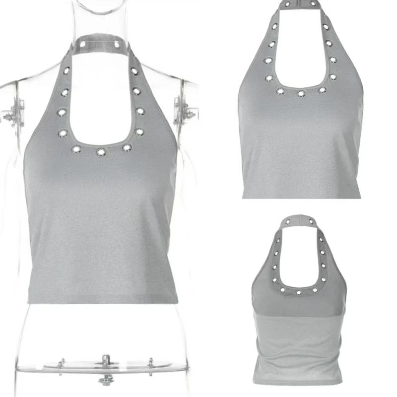 Sexy U Neck Halter Crop Top Woman Sports Gym Fitness Vest Women Slim Short Backless Tank Top Summer High Street Wear Streetwear
Sexy U Neck Halter Crop Top Woman Sports Gym Fitness Vest Women Slim Short Backless Tank Top Summer High Street Wear Streetwear