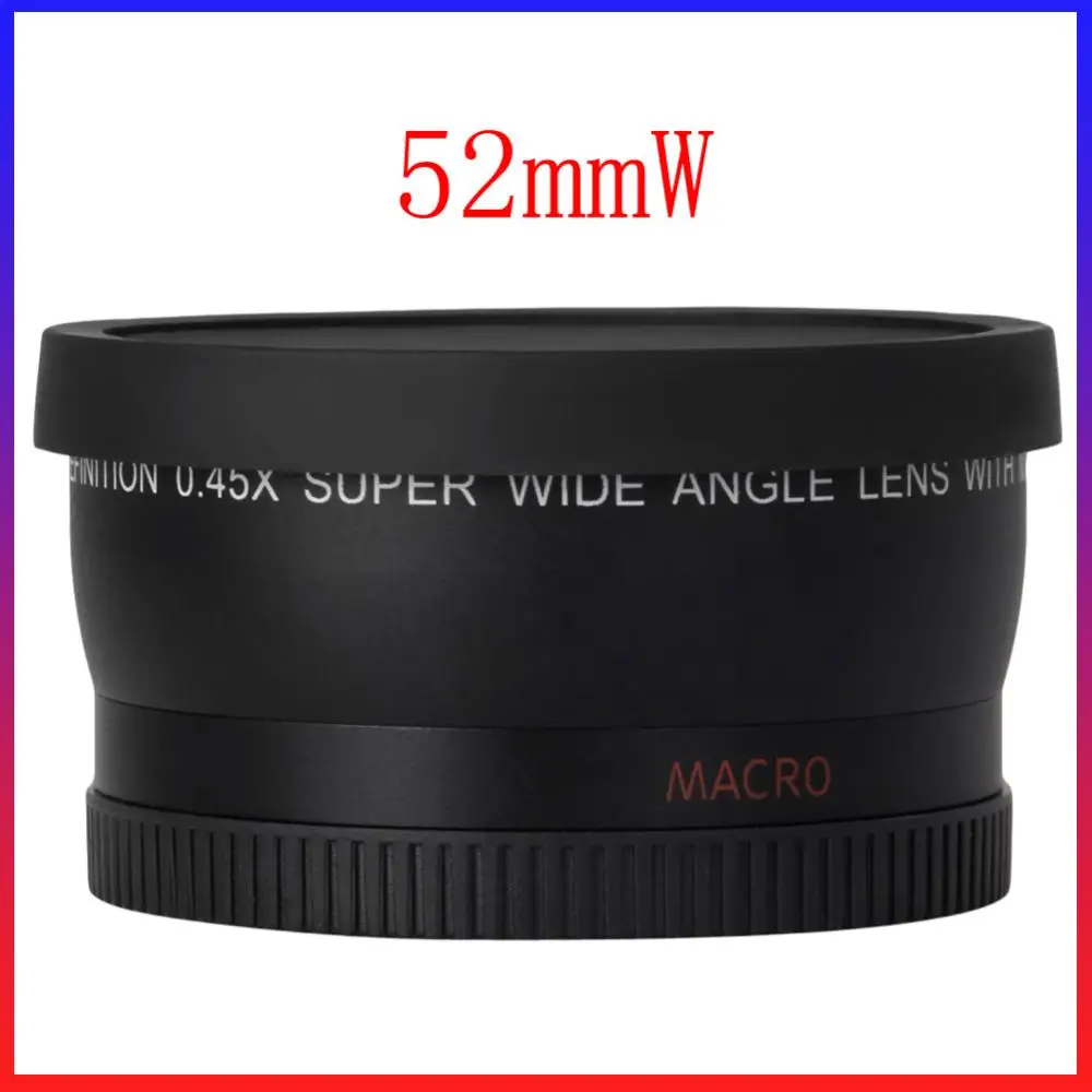 High Definition Lens Infrared Compatible 52mm 0.45x Super Wide Angle Macro Lens for Nikon 18-55mm 55-200mm 50mm 1.4 50mm
High Definition Lens Infrared Compatible 52mm 0.45x Super Wide Angle Macro Lens for Nikon 18-55mm 55-200mm 50mm 1.4 50mm