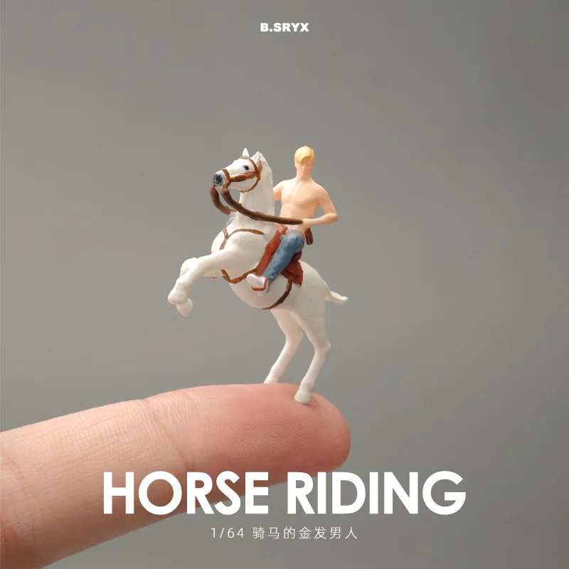 1/64 Horse Riding Miniature Figure Model Props Creative Photography Display Collection Decoration Resin Hand Painting Mini Doll
1/64 Horse Riding Miniature Figure Model Props Creative Photography Display Collection Decoration Resin Hand Painting Mini Doll
