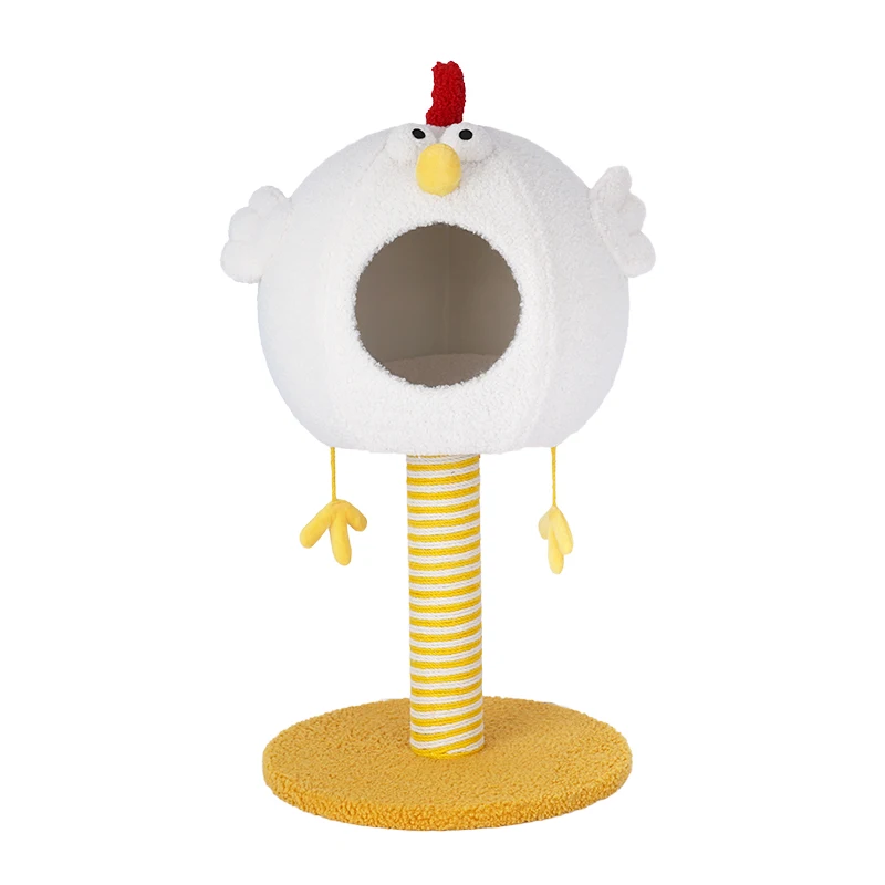Chicken Style Cat Climbing Tree Tower Solid Wood Cat Scratching Post Luxury Cat Nest Bed House Toy for Summer
Chicken Style Cat Climbing Tree Tower Solid Wood Cat Scratching Post Luxury Cat Nest Bed House Toy for Summer