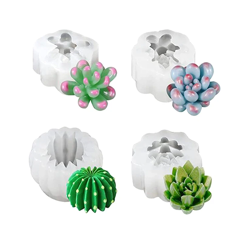 DIY Silicone Candle Molds 3D Cactus Flower Plants Casting Mould For DIY Candle Fondant Soap Epoxy Resin Crafts
DIY Silicone Candle Molds 3D Cactus Flower Plants Casting Mould For DIY Candle Fondant Soap Epoxy Resin Crafts