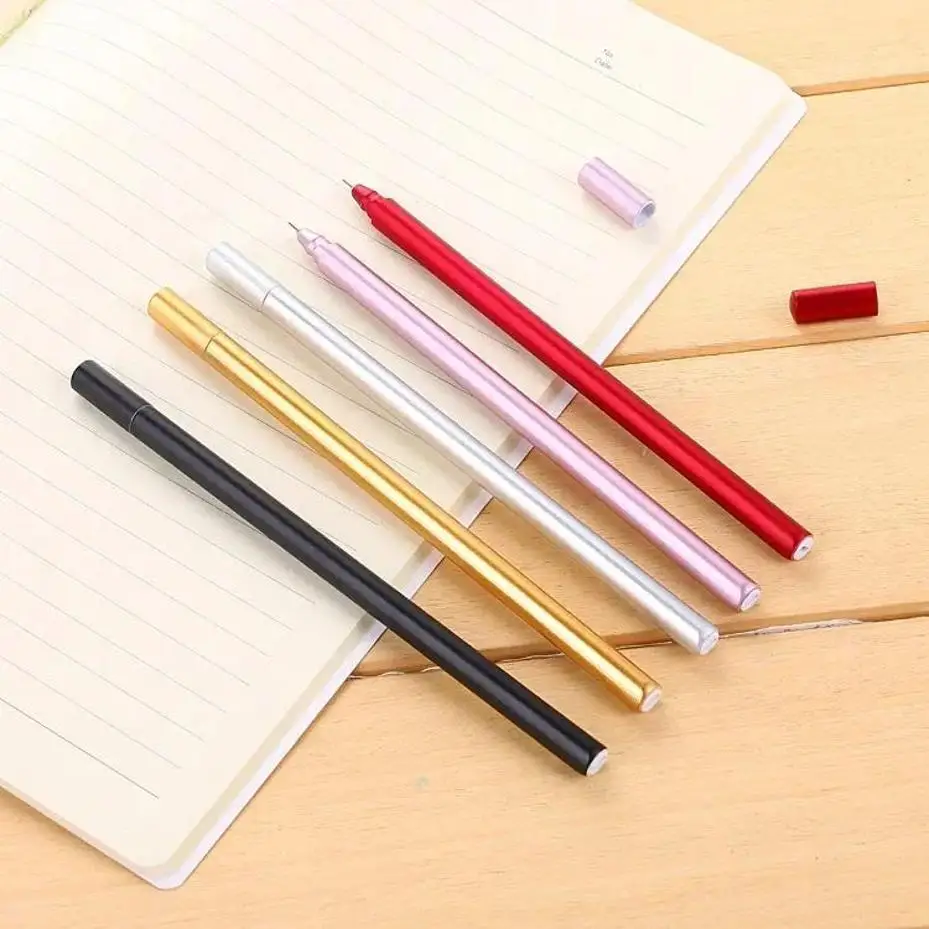 1 Pcs Creative Korean Stationery Metal Neutral Gel Pen Office School Supplies Signature Pens Stationery Writing Tool Solid Color
1 Pcs Creative Korean Stationery Metal Neutral Gel Pen Office School Supplies Signature Pens Stationery Writing Tool Solid Color