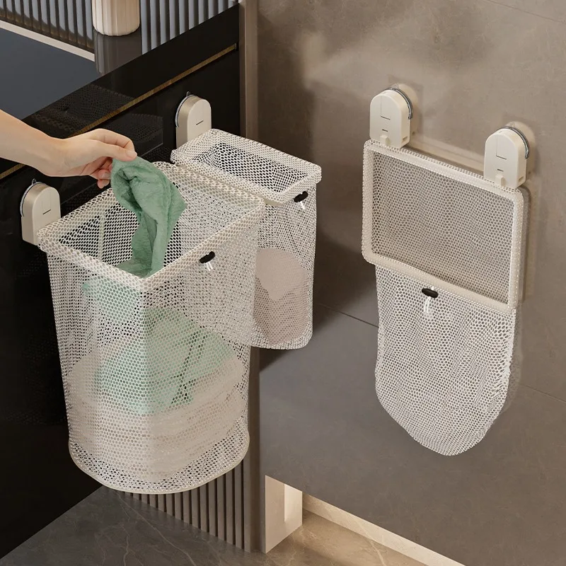 Punch-Free Wall Mounted Laundry Hamper Foldable Suction Cup Storage Basket Waterproof Bathroom Organizer for Home Hotel Daily
Punch-Free Wall Mounted Laundry Hamper Foldable Suction Cup Storage Basket Waterproof Bathroom Organizer for Home Hotel Daily
