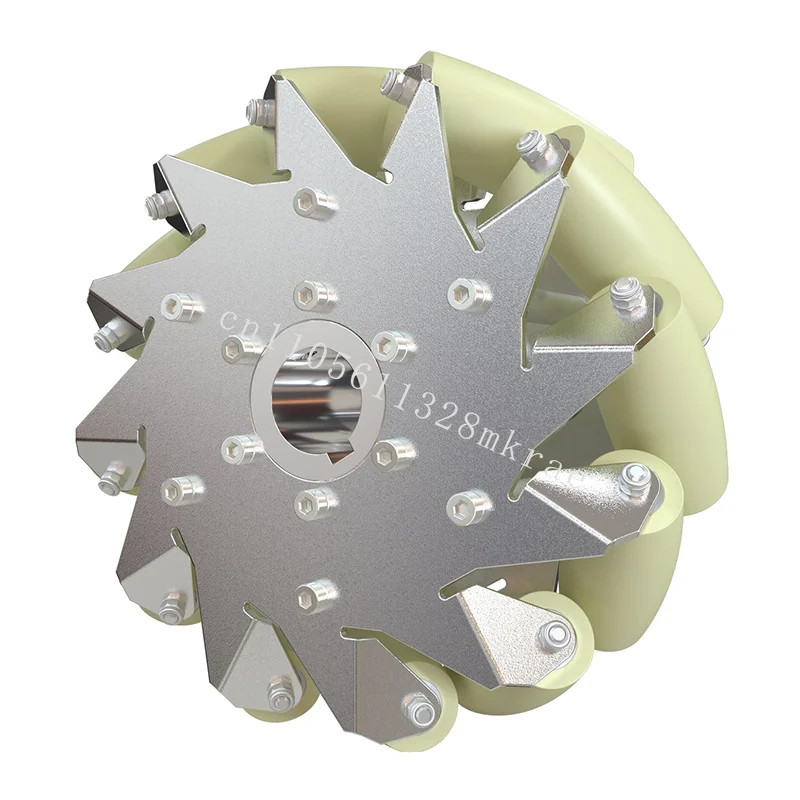 New 8-inch workbelt with 12 polyurethane rollers, 150 kg load, right side 14178 203 mm McCanum wheel
New 8-inch workbelt with 12 polyurethane rollers, 150 kg load, right side 14178 203 mm McCanum wheel