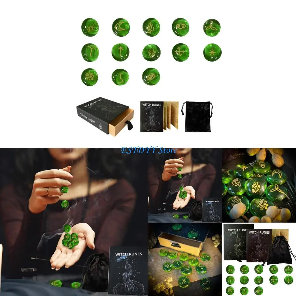 G6DE 13pcs Стеклянные руны камень нерегулярные гадания руны с инструкциями и бархатами для мешочко 
G6DE 13pcs Стеклянные руны камень нерегулярные гадания руны с инструкциями и бархатами для мешочко