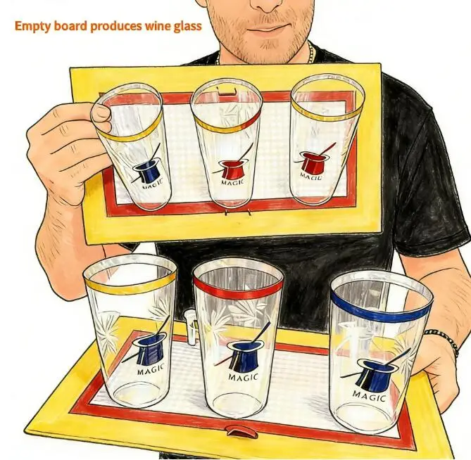 Cups Out From Two Plates Stage Magic Trick Cups Appear from Plates Close Up Illusion Gimmick Professional Magician Mentalism
Cups Out From Two Plates Stage Magic Trick Cups Appear from Plates Close Up Illusion Gimmick Professional Magician Mentalism