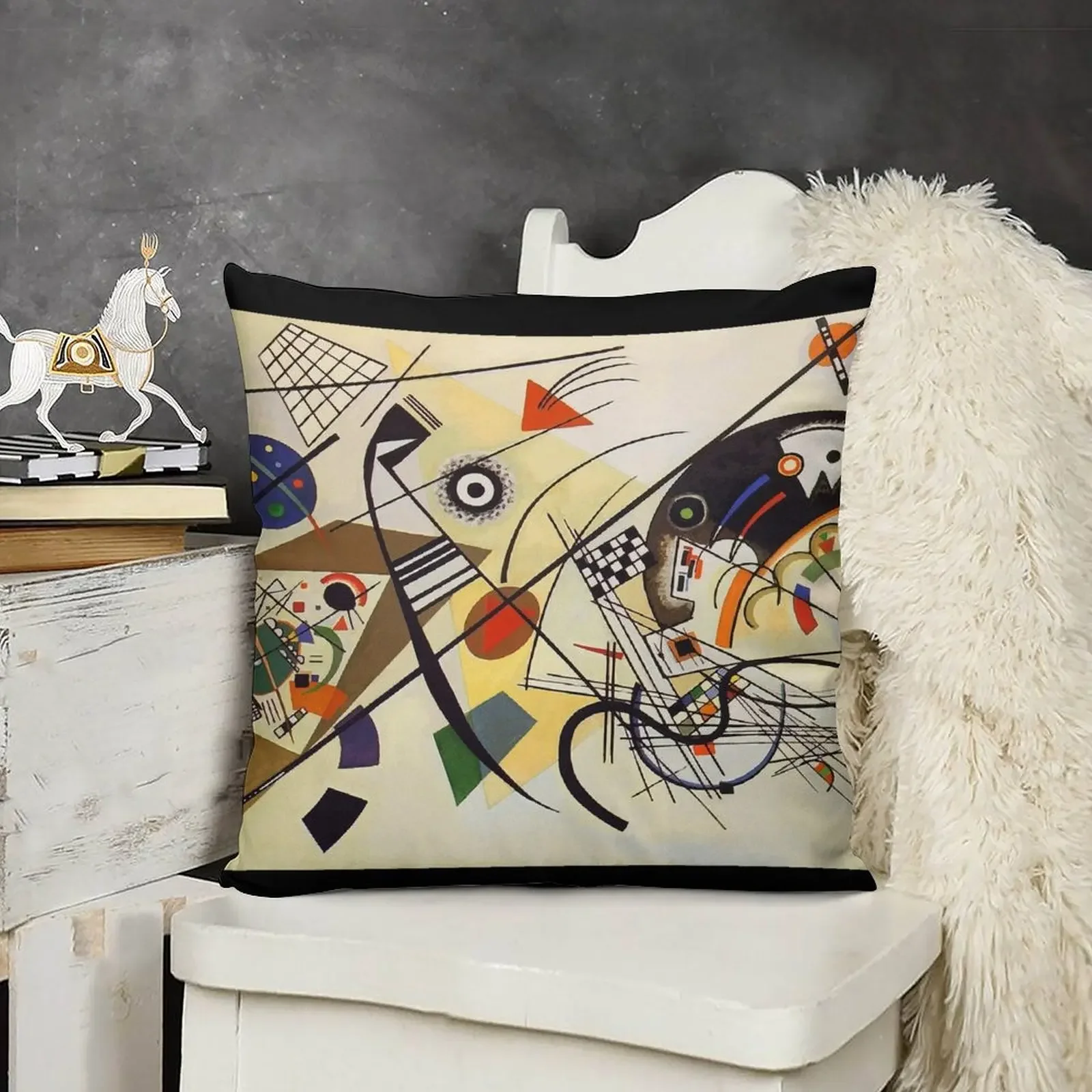 Transverse Line by Kandinsky Throw Pillow Decorative pillow case Throw Pillow
Transverse Line by Kandinsky Throw Pillow Decorative pillow case Throw Pillow