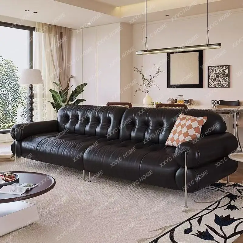S1saa brown sugar minimalist light luxury cloud top layer cowhide sofa sofa
S1saa brown sugar minimalist light luxury cloud top layer cowhide sofa sofa