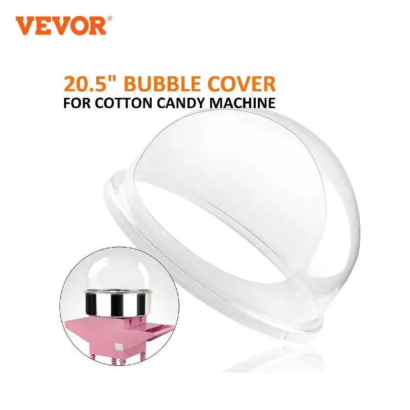 VEVOR 21" Commercial Cotton Candy Machine Cover Clear Floss Sugar Maker Bubble Shield Dome Childrens Party Holiday Celebration
VEVOR 21" Commercial Cotton Candy Machine Cover Clear Floss Sugar Maker Bubble Shield Dome Childrens Party Holiday Celebration