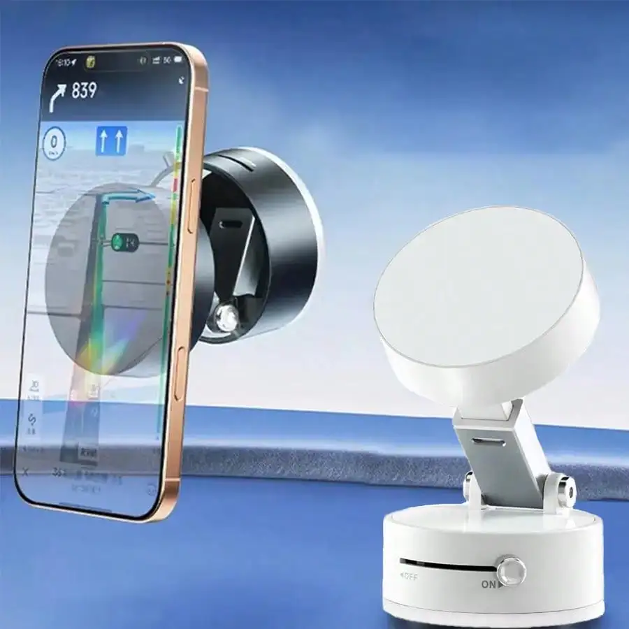 Vacuum Magnetic Phone Stand, Strong Magnet, Foldable, Portable, And Multi-Scene Use
Vacuum Magnetic Phone Stand, Strong Magnet, Foldable, Portable, And Multi-Scene Use