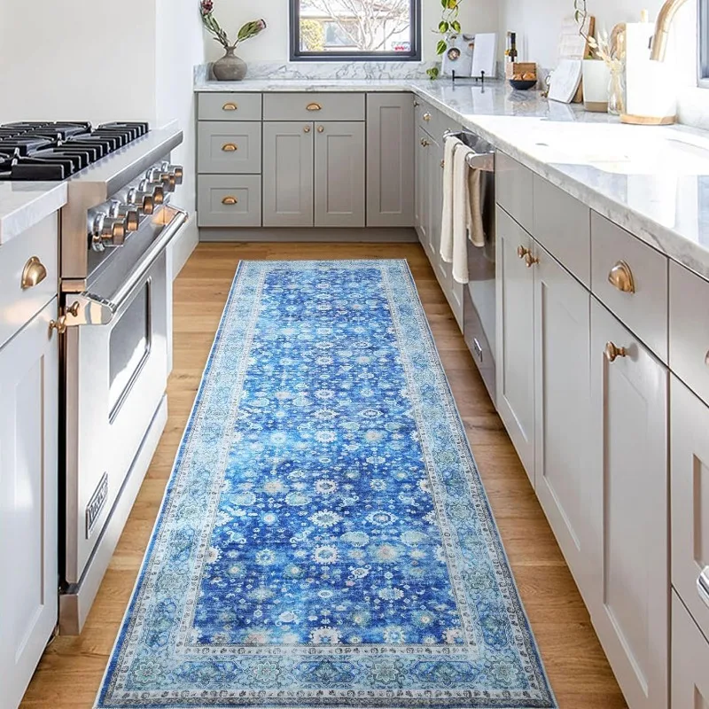 Runner Rug 2'6''x8' Hallway Washable Boho Soft Area Rug Non-Slip Faux Wool Vintage Rug For Kitchen, Entryway, Laundry, Bedroom,
Runner Rug 2'6''x8' Hallway Washable Boho Soft Area Rug Non-Slip Faux Wool Vintage Rug For Kitchen, Entryway, Laundry, Bedroom,