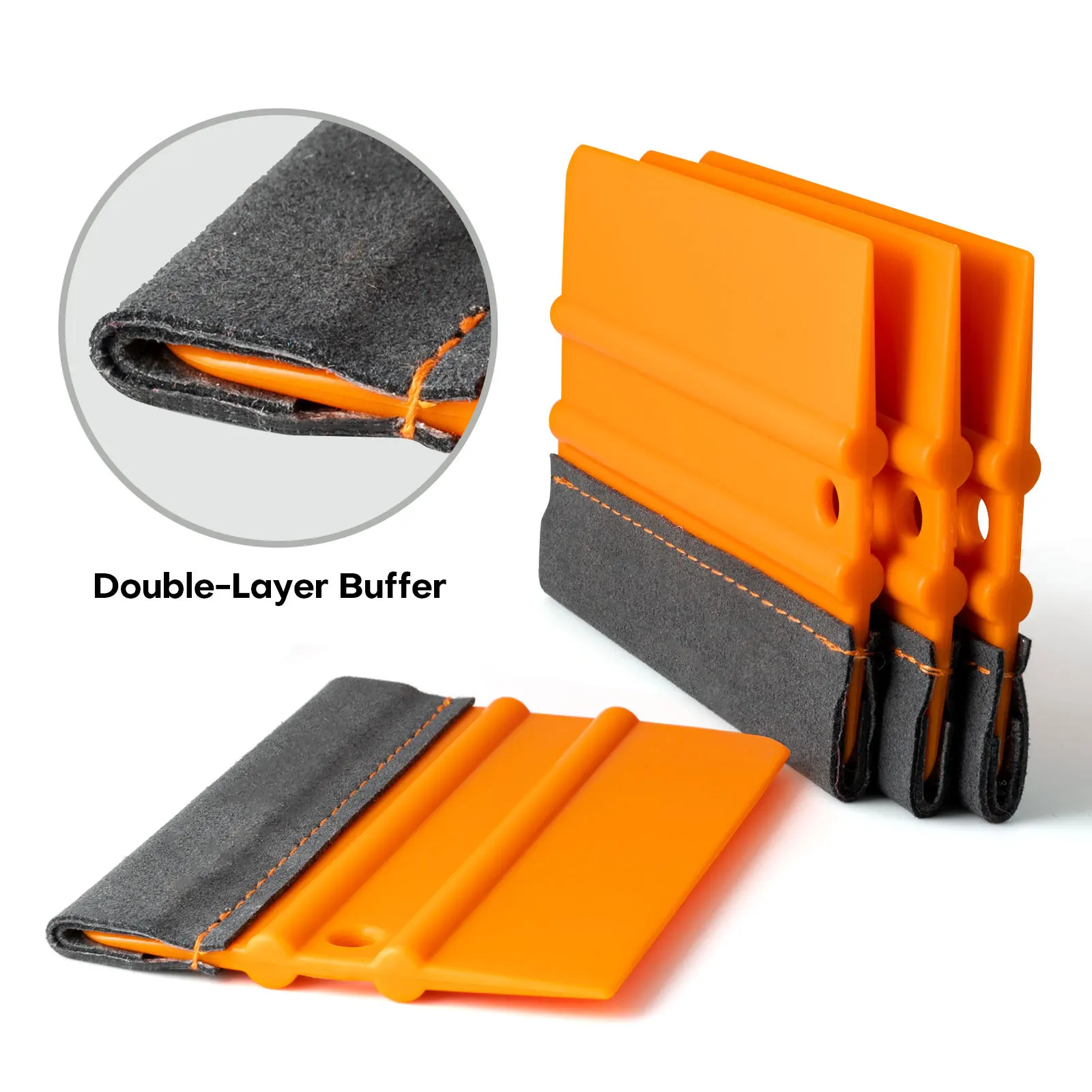EHDIS 4pcs/Pack Vinyl Squeegee Clean Tool With Stitched Felt Edge Carbon Film Wrapping Wallpaper Smoothing Car Tinting Scraper
EHDIS 4pcs/Pack Vinyl Squeegee Clean Tool With Stitched Felt Edge Carbon Film Wrapping Wallpaper Smoothing Car Tinting Scraper