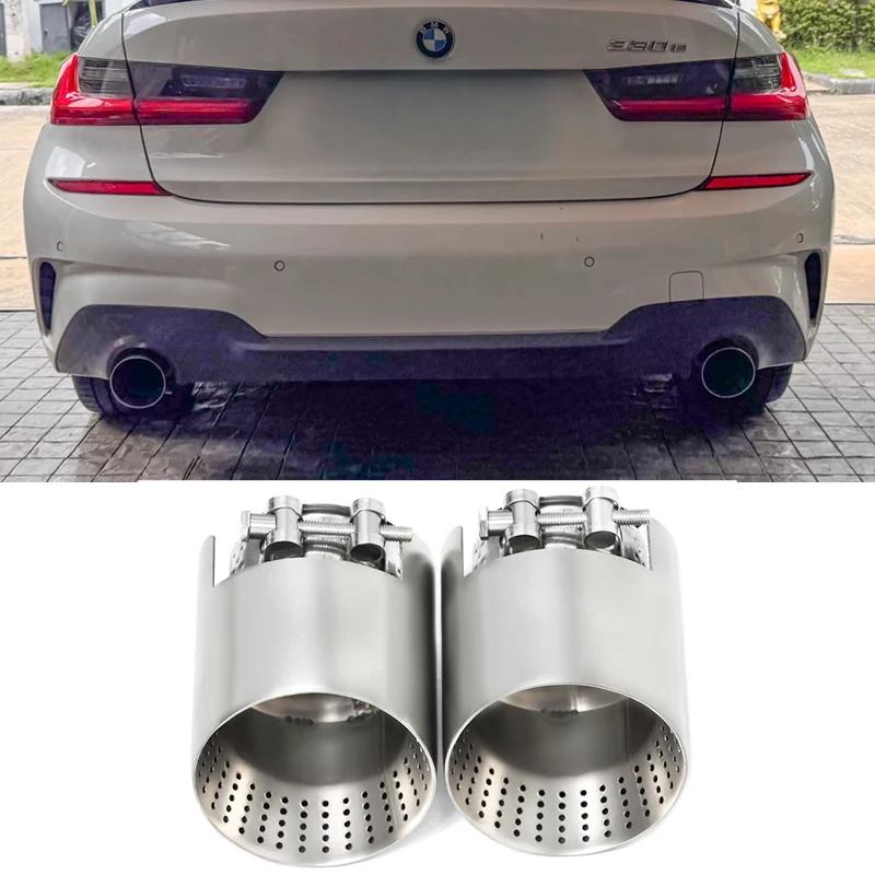 2pcs/lot Exhaust Tip For BMW 3 Series G20 G21 Exhaust Pipe Tailpipe 320d 330i 330e 320i Muffler Tip Nozzle Directly Plug Exhaust
2pcs/lot Exhaust Tip For BMW 3 Series G20 G21 Exhaust Pipe Tailpipe 320d 330i 330e 320i Muffler Tip Nozzle Directly Plug Exhaust