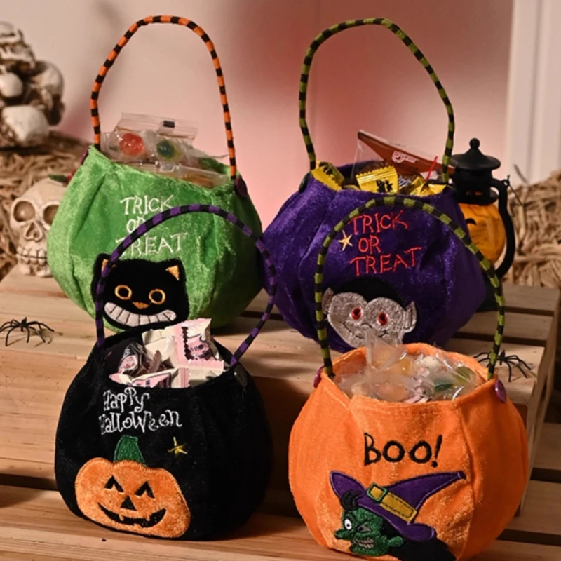 Cute Halloween Candy Sack Kids Halloween Treat Bag Witch Pattern Halloween Candy Bag Plush Pumpkin Trick Or Treat For Toddler
Cute Halloween Candy Sack Kids Halloween Treat Bag Witch Pattern Halloween Candy Bag Plush Pumpkin Trick Or Treat For Toddler