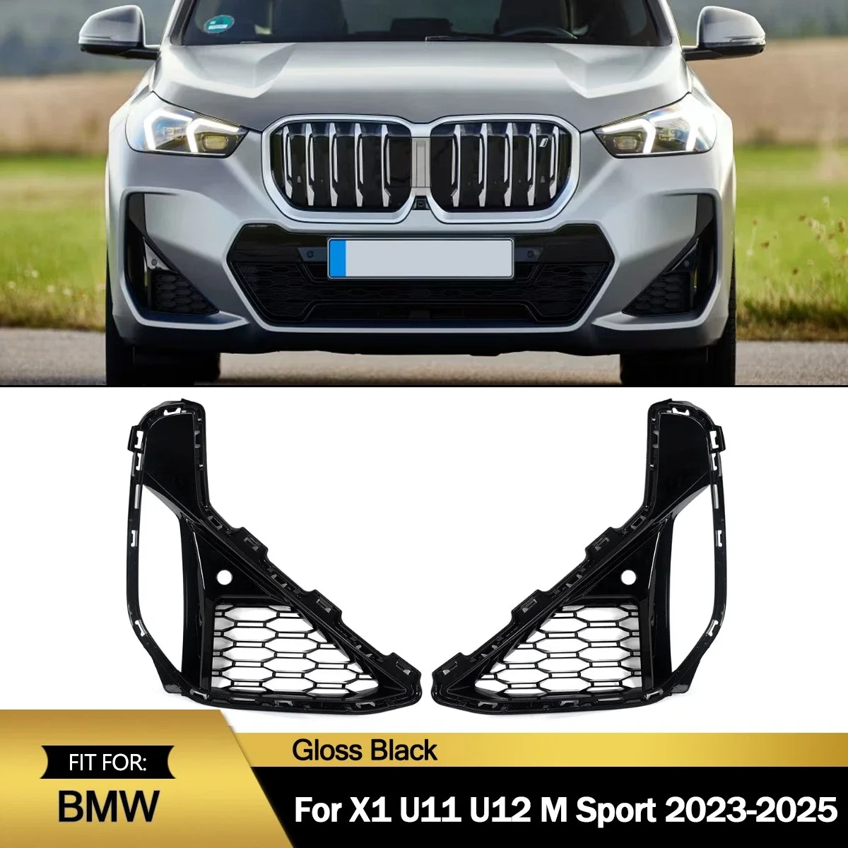 Magickit для BMW U11 U12 X1 IX1 M Sport 2023 2024 2025 Передний бампер Противотуманная фара Решетка лампы Гриль Накладка Безель Левый и правый
Magickit для BMW U11 U12 X1 IX1 M Sport 2023 2024 2025 Передний бампер Противотуманная фара Решетка лампы Гриль Накладка Безель Левый и правый
