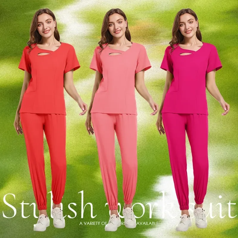 Medical Tops Pant Women Scrubs Uniforms Hospital Doctors Scrub Sets Nurses Accessories Dental Clinic Beauty Salon Workwear Suit
Medical Tops Pant Women Scrubs Uniforms Hospital Doctors Scrub Sets Nurses Accessories Dental Clinic Beauty Salon Workwear Suit