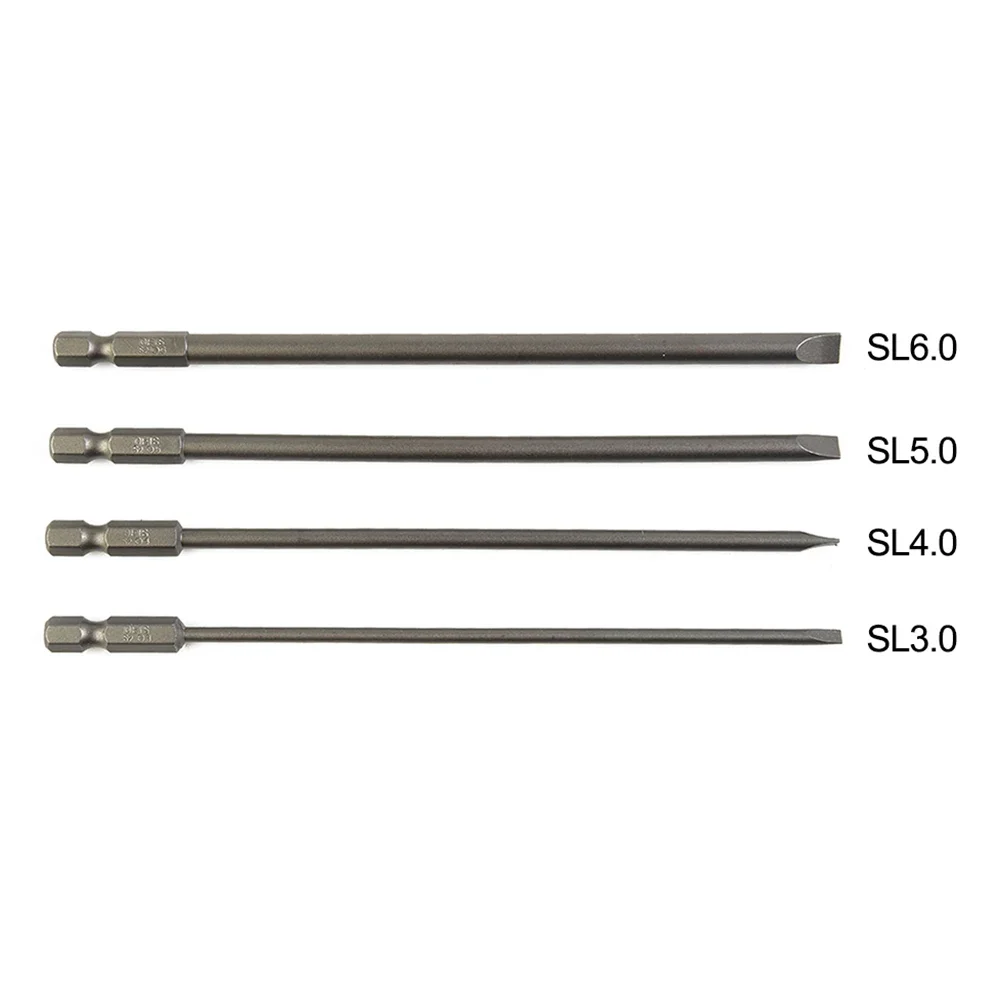 4Pcs 150mm Slotted Screwdriver Bit 3mm-6mm Magnetic Flat Head Hex Shank For Manual Electric Screwdriver Drill Hand Tools
4Pcs 150mm Slotted Screwdriver Bit 3mm-6mm Magnetic Flat Head Hex Shank For Manual Electric Screwdriver Drill Hand Tools