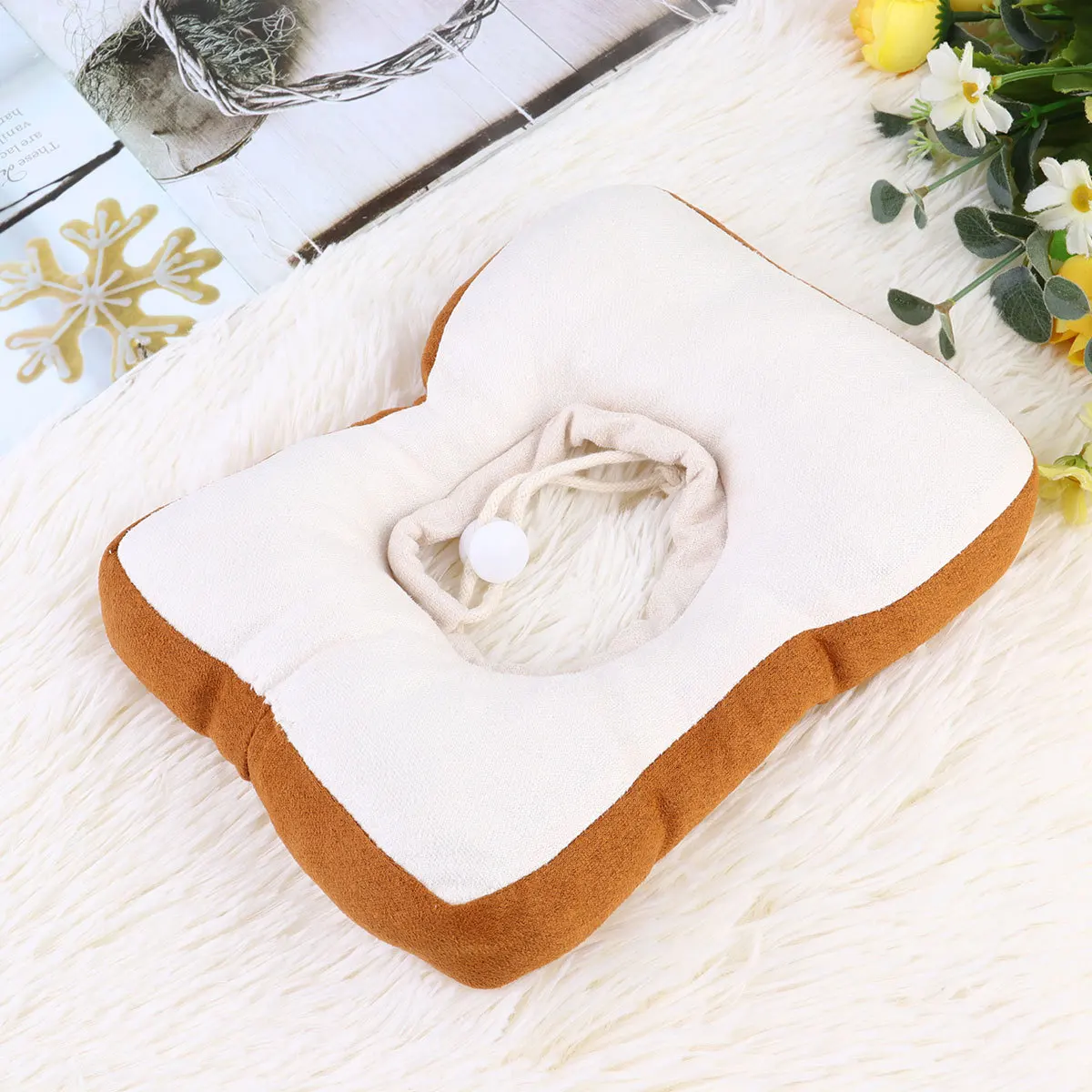 1Pcs Toast Shape Pet Collar Anti-Bite Anti-Lick Cat Sterilization Neck Collar Light Brown Soft Durable Adjustable
1Pcs Toast Shape Pet Collar Anti-Bite Anti-Lick Cat Sterilization Neck Collar Light Brown Soft Durable Adjustable