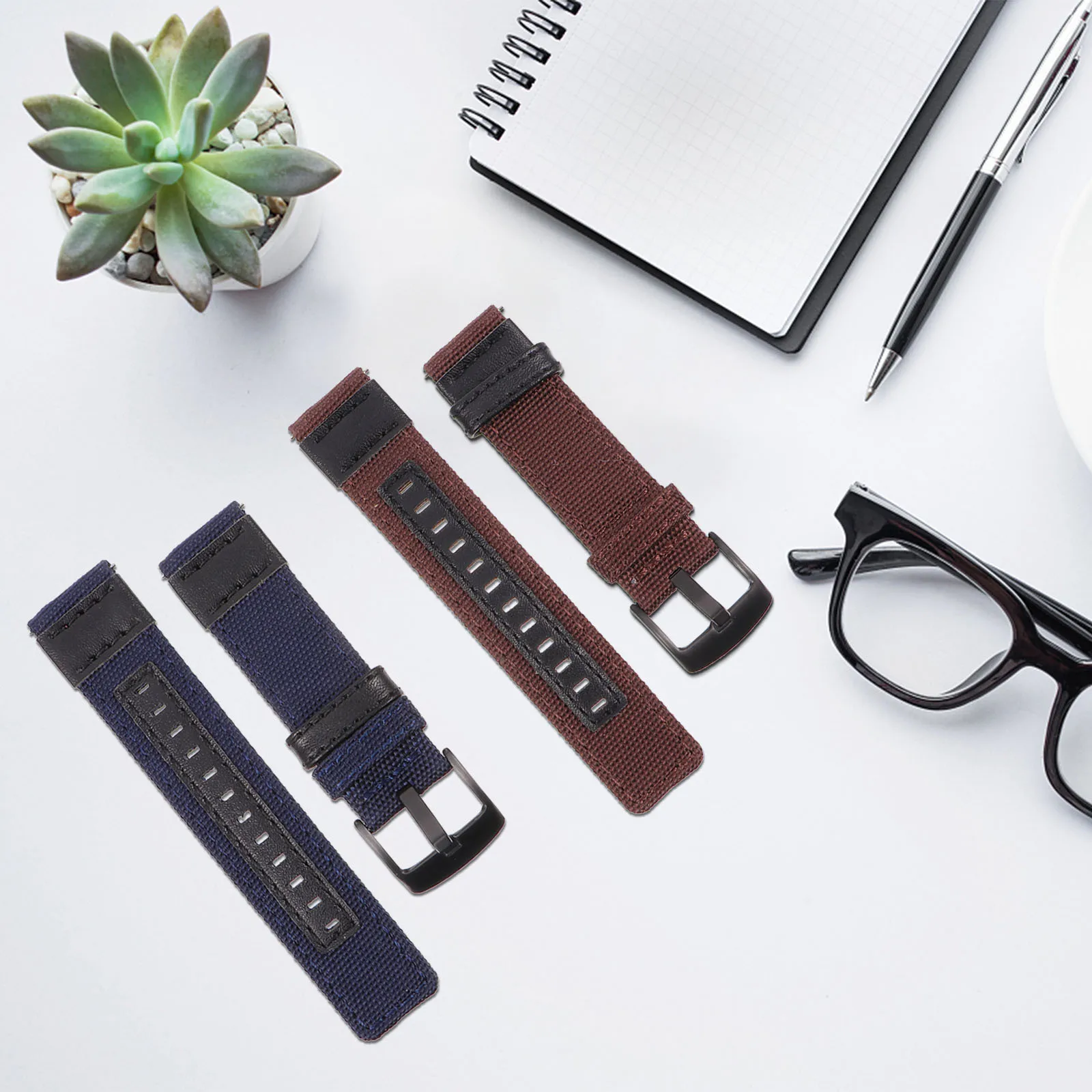 2 Pcs Nylon Canvas Watchband Accessories Bands for Men Straps Replacement Wrist
2 Pcs Nylon Canvas Watchband Accessories Bands for Men Straps Replacement Wrist