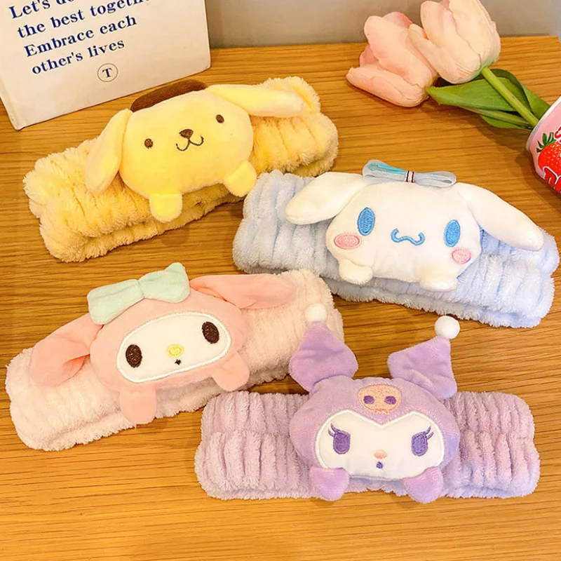 Kawaii Sanrio Cartoon Kuromi Doll Face Wash Hair Band Wash Makeup Bouquet Hair Band Sweet and Cute Anti Slip Hair Band Headwear
Kawaii Sanrio Cartoon Kuromi Doll Face Wash Hair Band Wash Makeup Bouquet Hair Band Sweet and Cute Anti Slip Hair Band Headwear