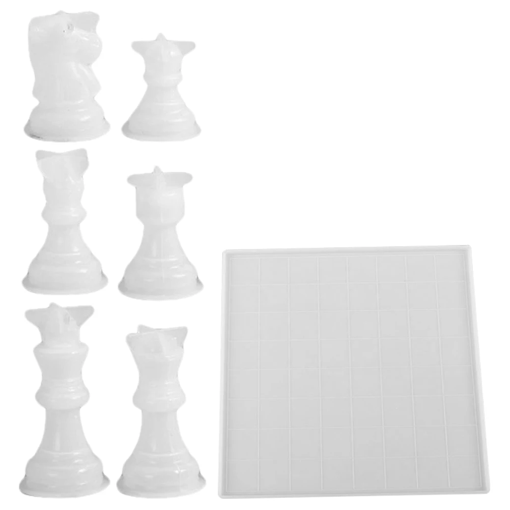 Chess Mold DIY Silicone Kit Kids Craft Gifts Reusable Flexible Chess Piece Mould Set Supplies H made Projects
Chess Mold DIY Silicone Kit Kids Craft Gifts Reusable Flexible Chess Piece Mould Set Supplies H made Projects