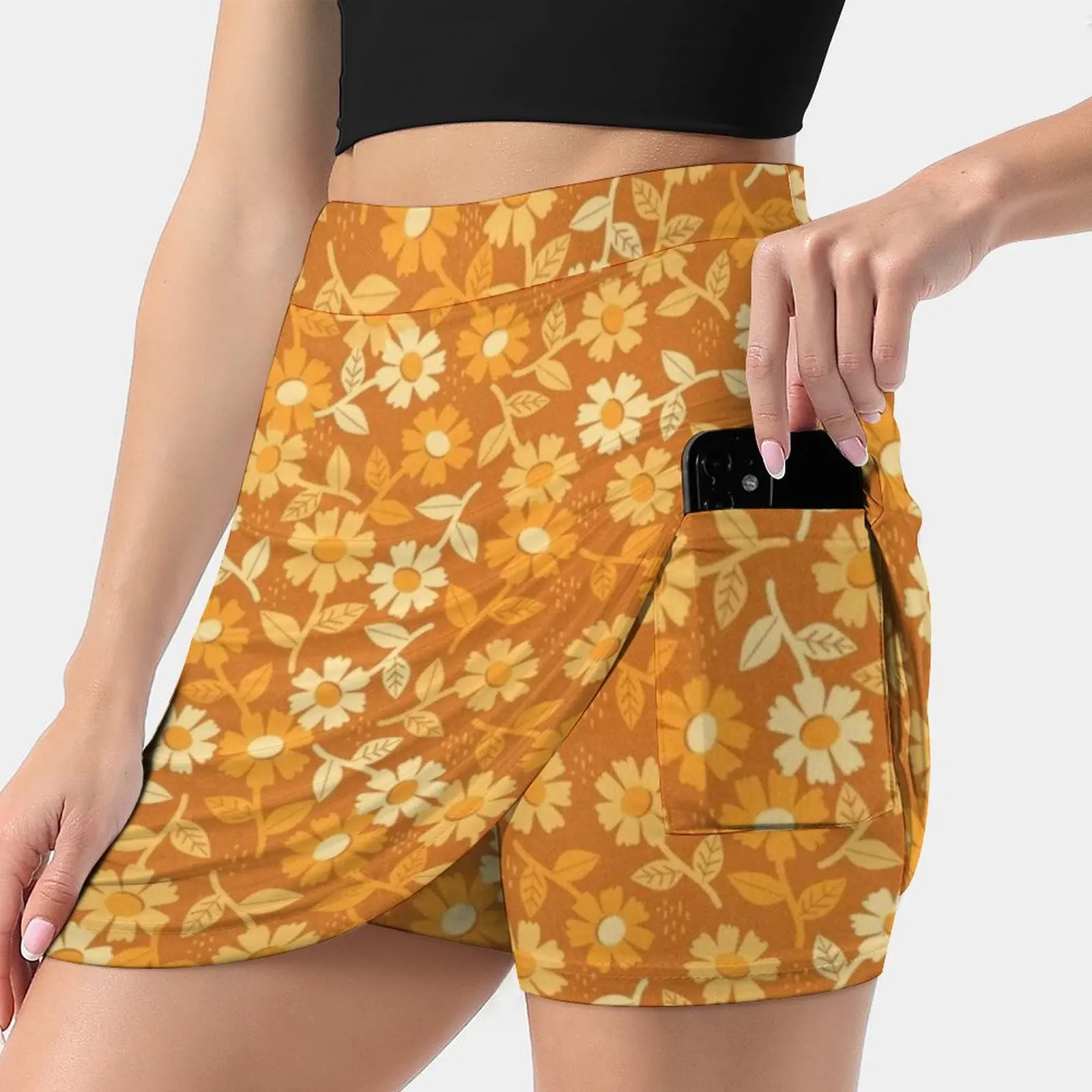 Gold Floral Women's skirt Sport Skort Skirt With Pocket Fashion Korean Style Skirt 4Xl Skirts Floral Flower Nature Garden Gold
Gold Floral Women's skirt Sport Skort Skirt With Pocket Fashion Korean Style Skirt 4Xl Skirts Floral Flower Nature Garden Gold