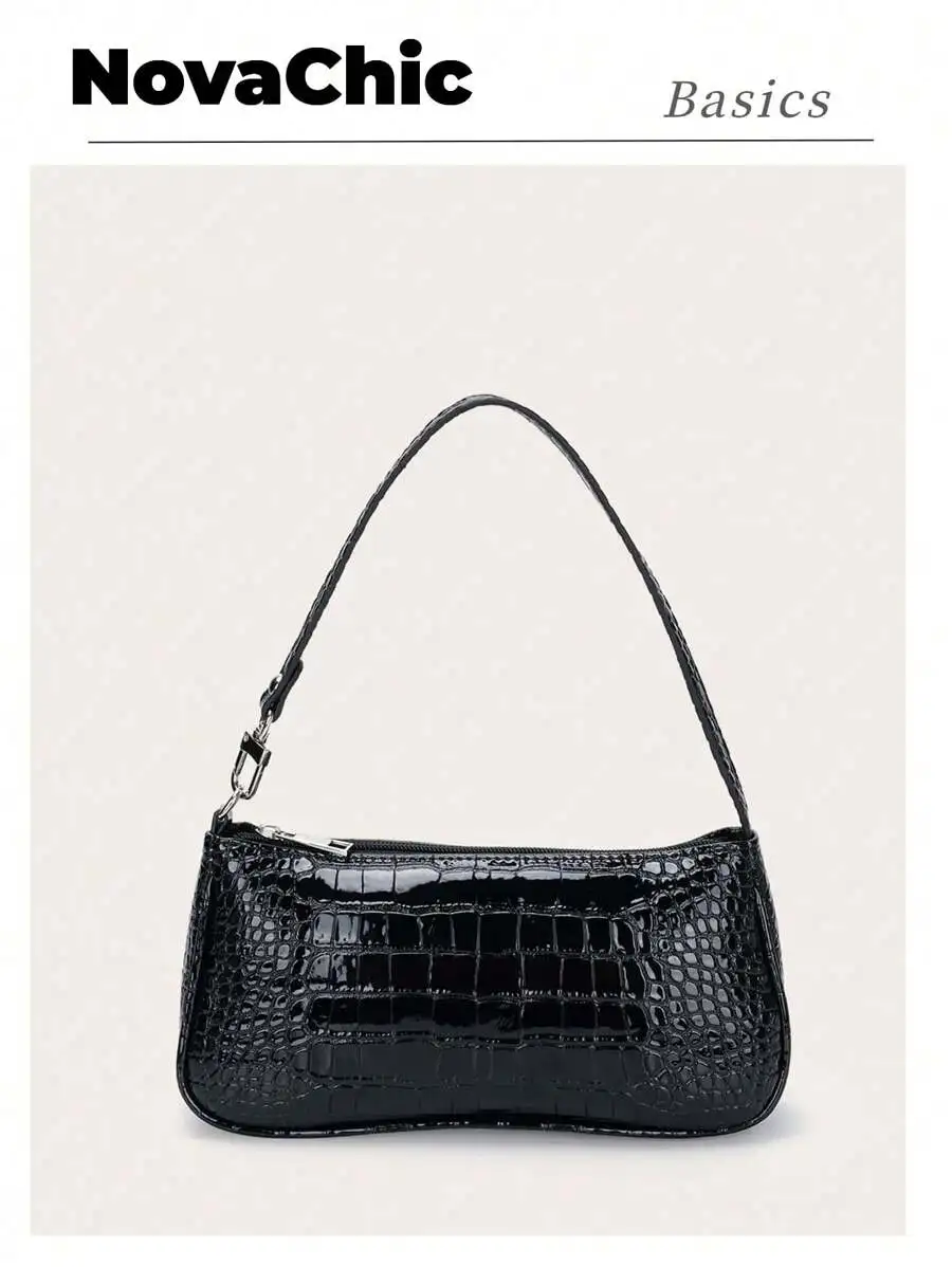 Crocodile Embossed Bag, Animal Print Women Bag
Crocodile Embossed Bag, Animal Print Women Bag