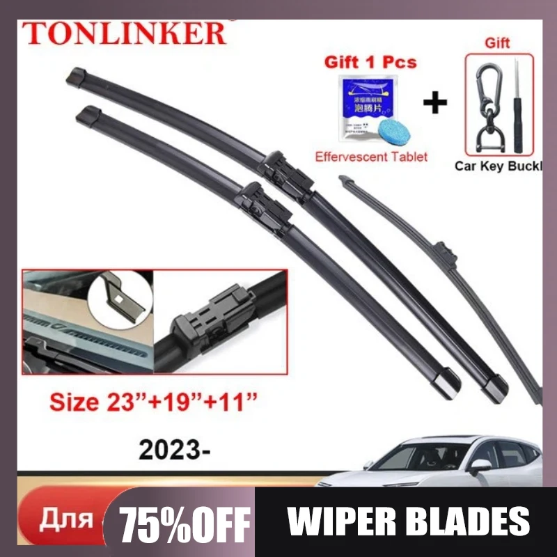 Suitable for Jetour Dashing 2023 SUV 23+19+11 wipers
Suitable for Jetour Dashing 2023 SUV 23+19+11 wipers