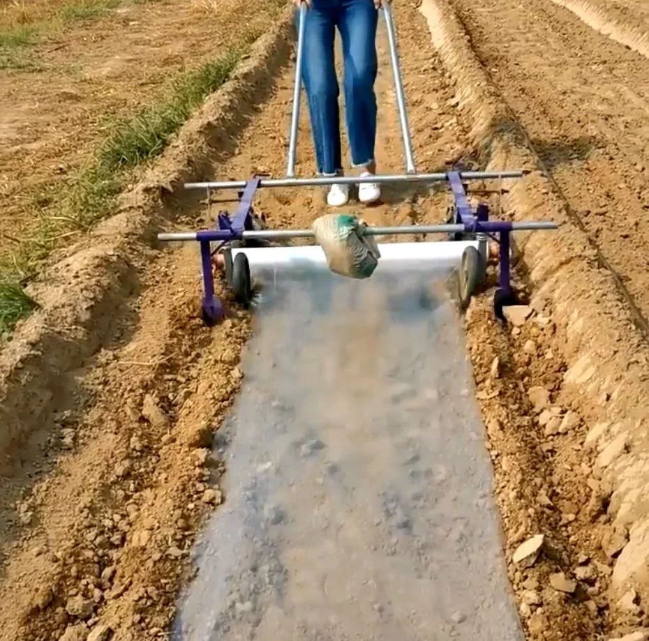 Plastic film mulching machine for agricultural planting, plastic film pasting and pressing, pulling,
Plastic film mulching machine for agricultural planting, plastic film pasting and pressing, pulling,