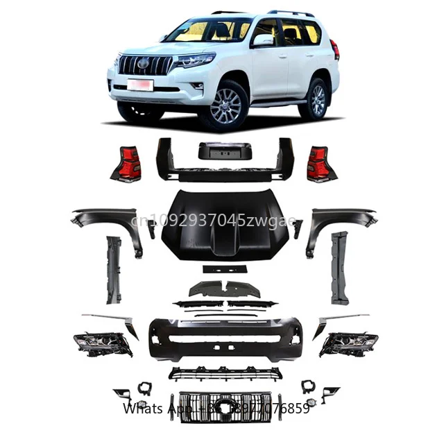Prado Appearance Old Upgrade New Body Kits Include Rear And Front Bumper Grille Head Light Year 2010_2017
Prado Appearance Old Upgrade New Body Kits Include Rear And Front Bumper Grille Head Light Year 2010_2017