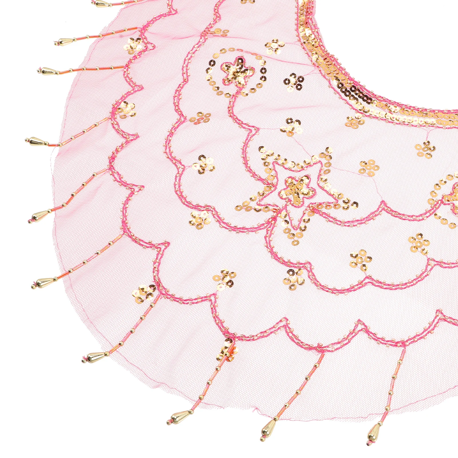 1 Piece Gold Bead Face Chain Mesh Veil Elegant Dance Accessory for Women Masquerade Party Costume Belly Performance Prop
1 Piece Gold Bead Face Chain Mesh Veil Elegant Dance Accessory for Women Masquerade Party Costume Belly Performance Prop