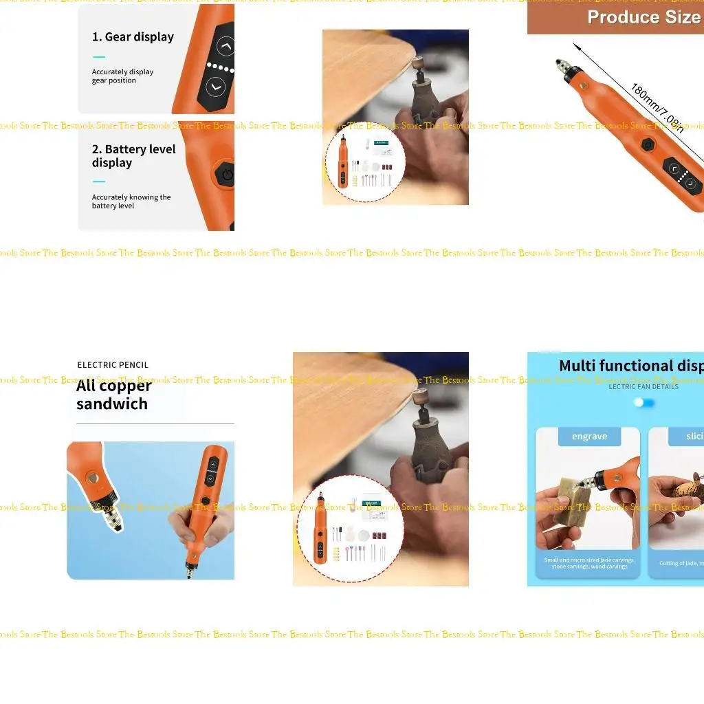 12PF High Efficiency Rotary Tool 5 Speed Motor for Crafting Polishing Detailed Work
12PF High Efficiency Rotary Tool 5 Speed Motor for Crafting Polishing Detailed Work