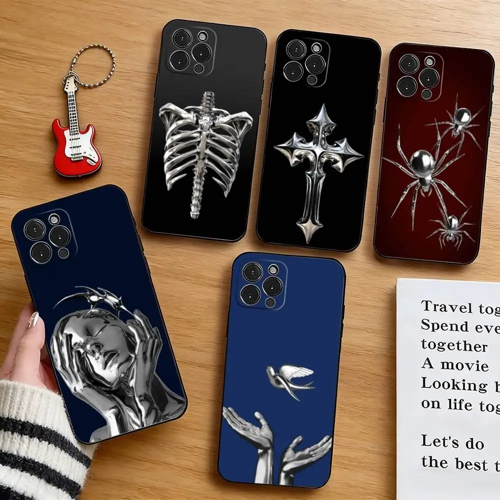 Vintage Metallic Pattern Phone Case Silicone Soft For IPhone 17 16 15 14 13 12 11 X XR Plus Pro Max Plus
Vintage Metallic Pattern Phone Case Silicone Soft For IPhone 17 16 15 14 13 12 11 X XR Plus Pro Max Plus