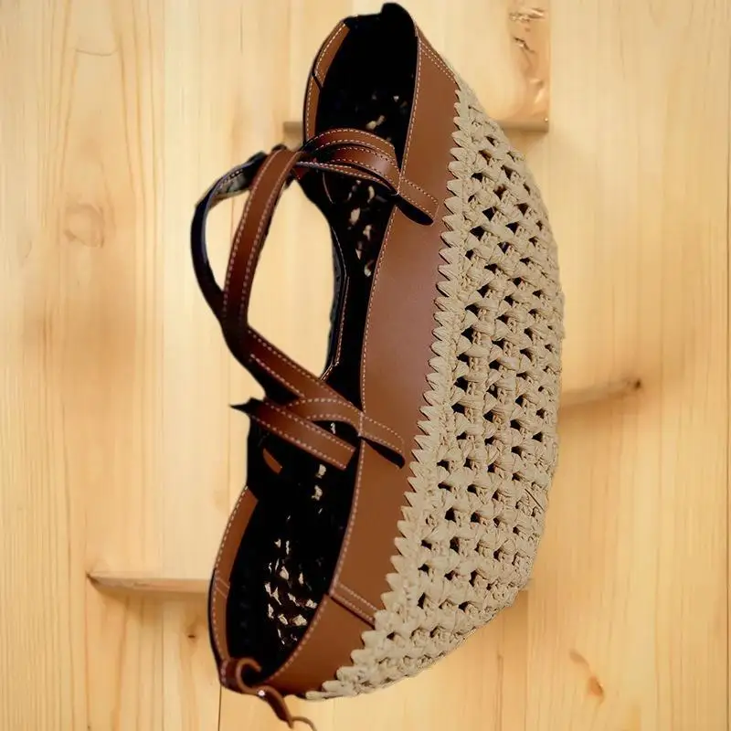 Artful Vintage Fashion Casual Tote Bag One Shoulder Handbag Large Size Grass Interwoven Bag
Artful Vintage Fashion Casual Tote Bag One Shoulder Handbag Large Size Grass Interwoven Bag