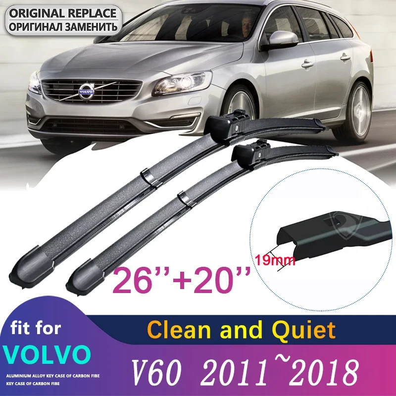 for VOLVO V60 Rdesign 2011~2018 Car Wiper Blades Front Windshield Windscreen Wipers Car Stickers 2012 2013 2014 2015 2016 2017
for VOLVO V60 Rdesign 2011~2018 Car Wiper Blades Front Windshield Windscreen Wipers Car Stickers 2012 2013 2014 2015 2016 2017